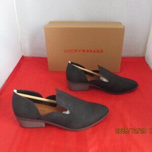 LUCKY BRAND Mizina Faux Leather Shooties $99 - US Size 10 - Black - 1404